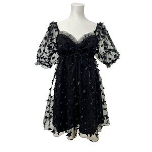 Elegant Black Mini Dress